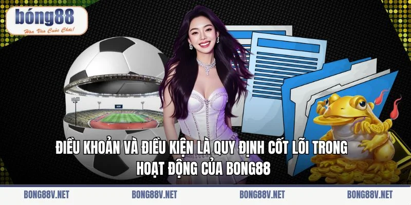 Điều khoản và điều kiện là quy định cốt lõi trong hoạt động của Bong88