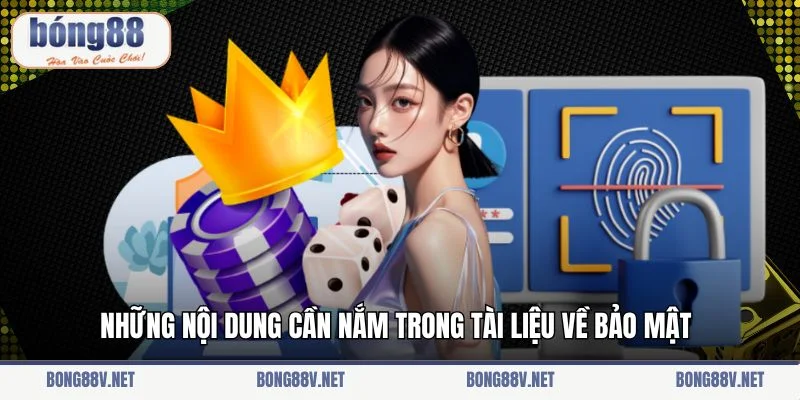 Những nội dung cần nắm trong tài liệu về bảo mật